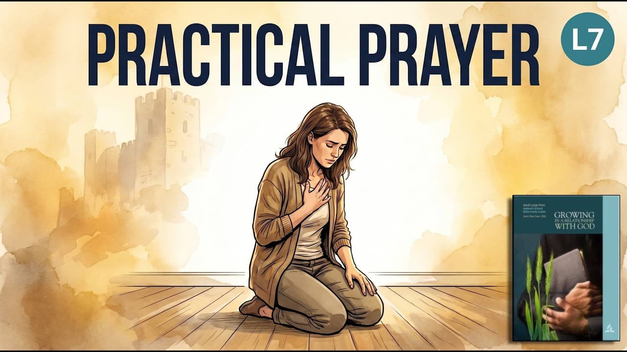 ✅✅Sabbath School Lesson 07 | Practical Prayer | Growing in a Relationship With God (Q2 2026)
