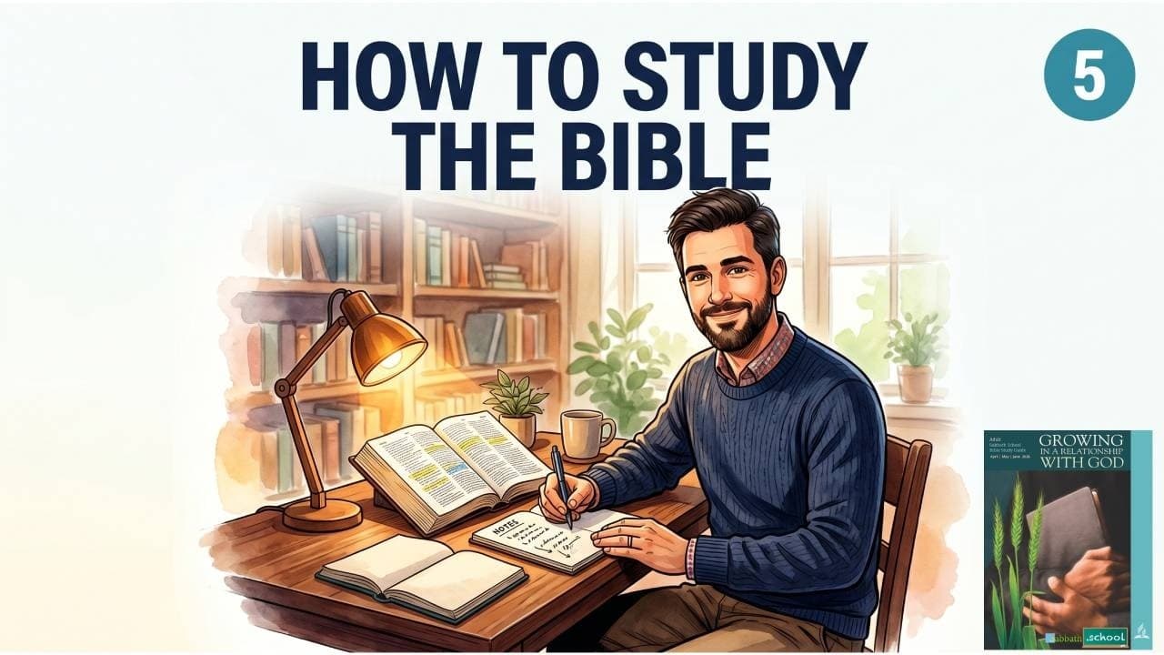 ✅✅Sabbath School Lesson 05 How to Study the Bible  Growing in a Relationship With God (Q2 2026)