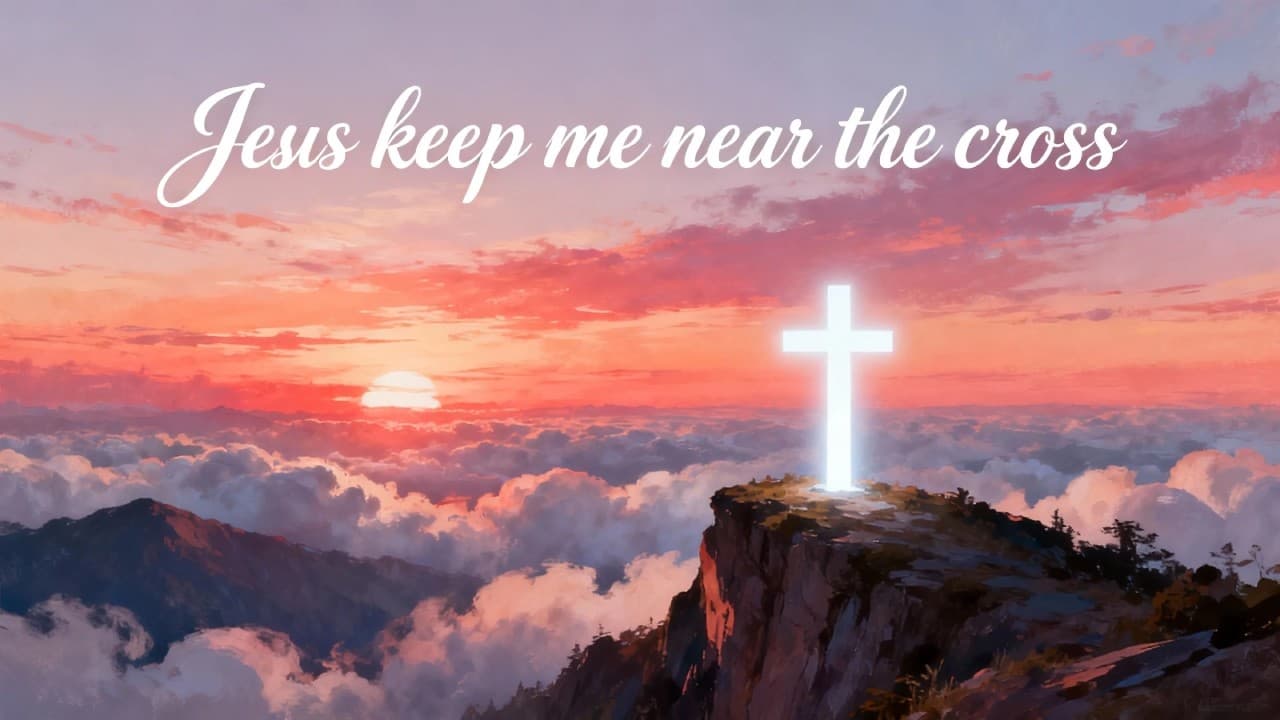 Jesus Keep Me Near the Cross | Powerful Christian Hymn of the Cross | Worship & Devotion